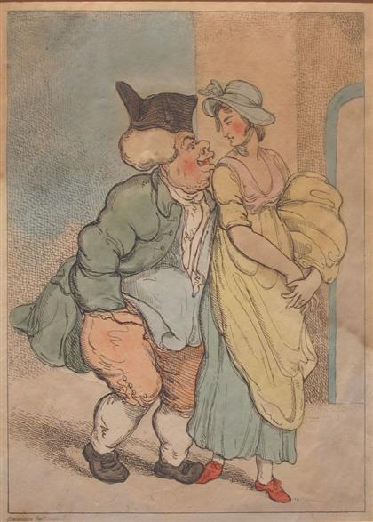 4 pieces.  (Rowlandson, Thomas.)
