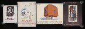4 POSTERS AFTER MIRO KANDINSKY