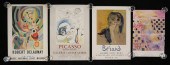 4 POSTERS PICASSO, TANA, DELAU