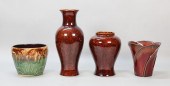 4 POTTERY VASES KENTON HILLS,