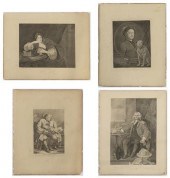 (4) PRINTS AFTER WILLIAM HOGAR