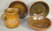 4 REDWARE VESSELSca. 1920 & 19