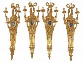 (4) REGENCE STYLE ORMOLU FIVE-