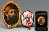 4 RELIGIOUS PORTRAIT MINIATURE