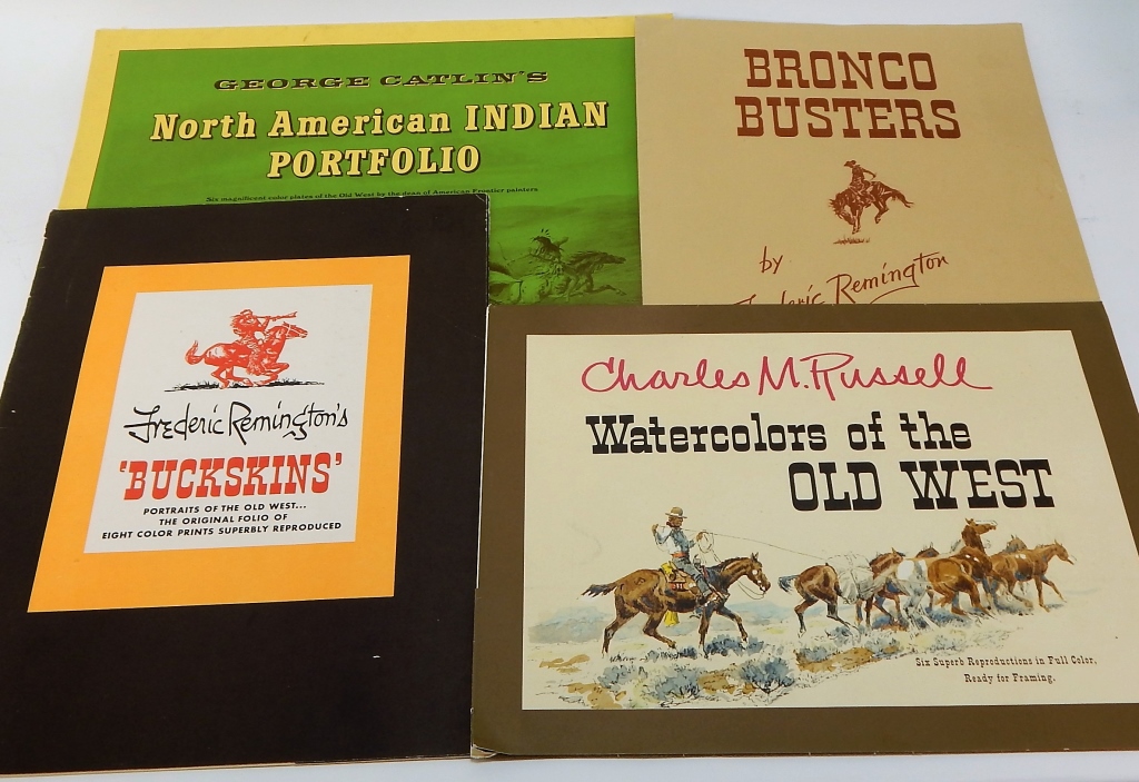 4 REMINGTON RUSSELL WESTERN COLOR