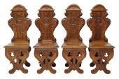 (4) RENAISSANCE REVIVAL CARVED