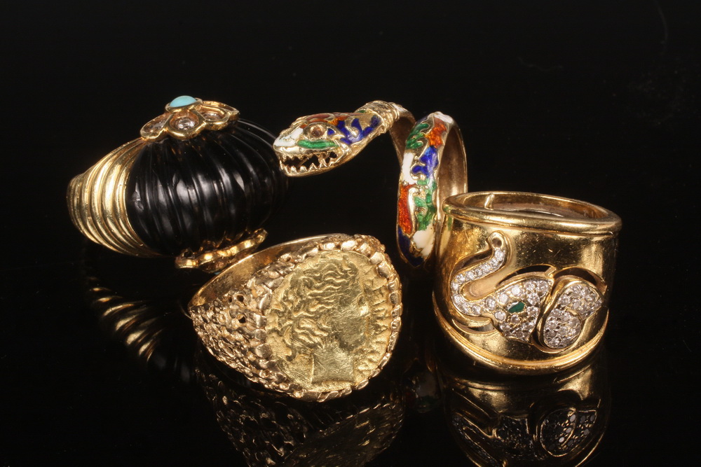 (4) RINGS - Custom designed rings