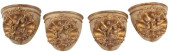 (4) ROCOCO STYLE PARCEL GILT F