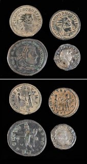 4 ROMAN IMPERIAL HOLYLAND BRON