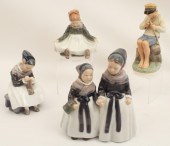 4 ROYAL COPENHAGEN PORCELAIN F