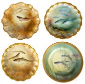 (4) ROYAL DALTON HAND PAINTED