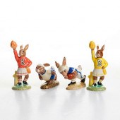 4 ROYAL DOULTON BUNNYKINS FIGU