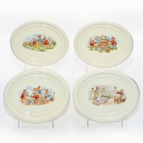4 ROYAL DOULTON BUNNYKINS WALL