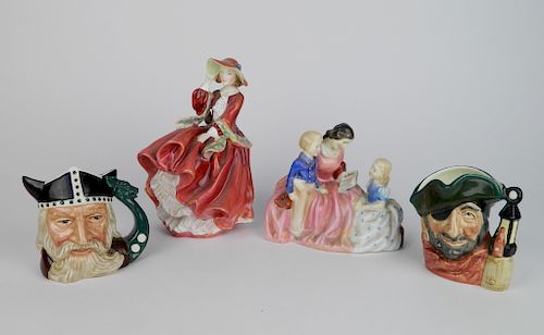 4 ROYAL DOULTON FIGURES4 Royal