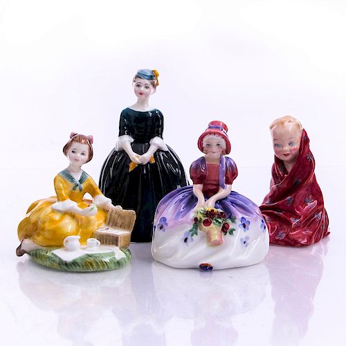 4 ROYAL DOULTON FIGURINES CHILD