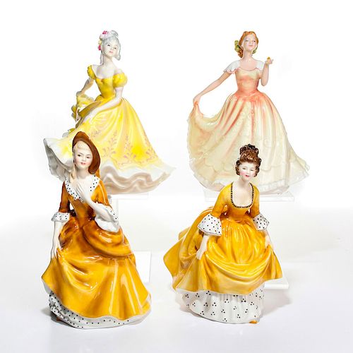 4 ROYAL DOULTON FIGURINES, PRETTY