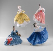 4 ROYAL DOULTON FIGURINES: To
