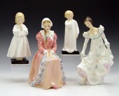 4 ROYAL DOULTON FIGURINES: To