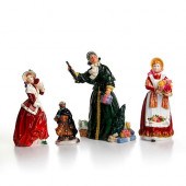 4 ROYAL DOULTON FIGURINESBone