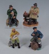 4 ROYAL DOULTON MEN FIGURINES: