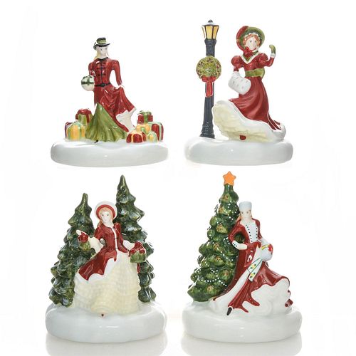 4 ROYAL DOULTON MINI CHRISTMAS