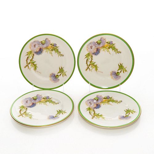 4 ROYAL DOULTON SMALL FLORAL