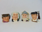 4 ROYAL DOULTON TOBY MUGS, INC