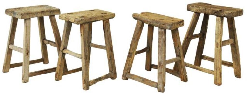 (4) RUSTIC UNFINISHED MORTISE &