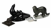 (4) Sea animal figurines, c/o