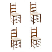 (4) SET MAPLE SHAKER LADDER BA