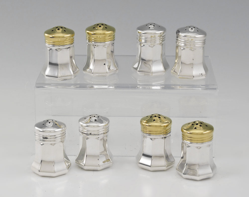 4 SETS CARTIER SALT AND PEPPER