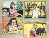 4 SIGNED FRANK PIETRI ILLUSTRA
