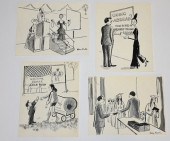 4 SIGNED KAY KATO INK SKETCH I