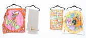 (4) Silk and acetate scarves c
