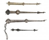 4 SILVER JUDAICA POINTERS ASSO