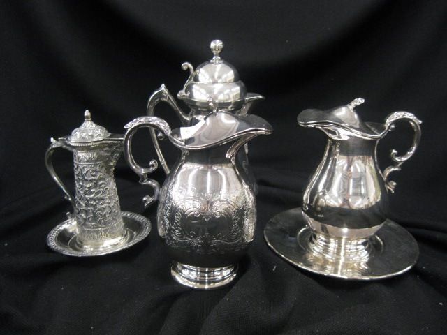 4 Silver & Silverplated Syrup