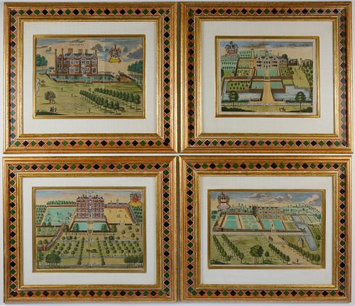 4 SIR HENRY CHAUNCY ENGRAVINGS OF