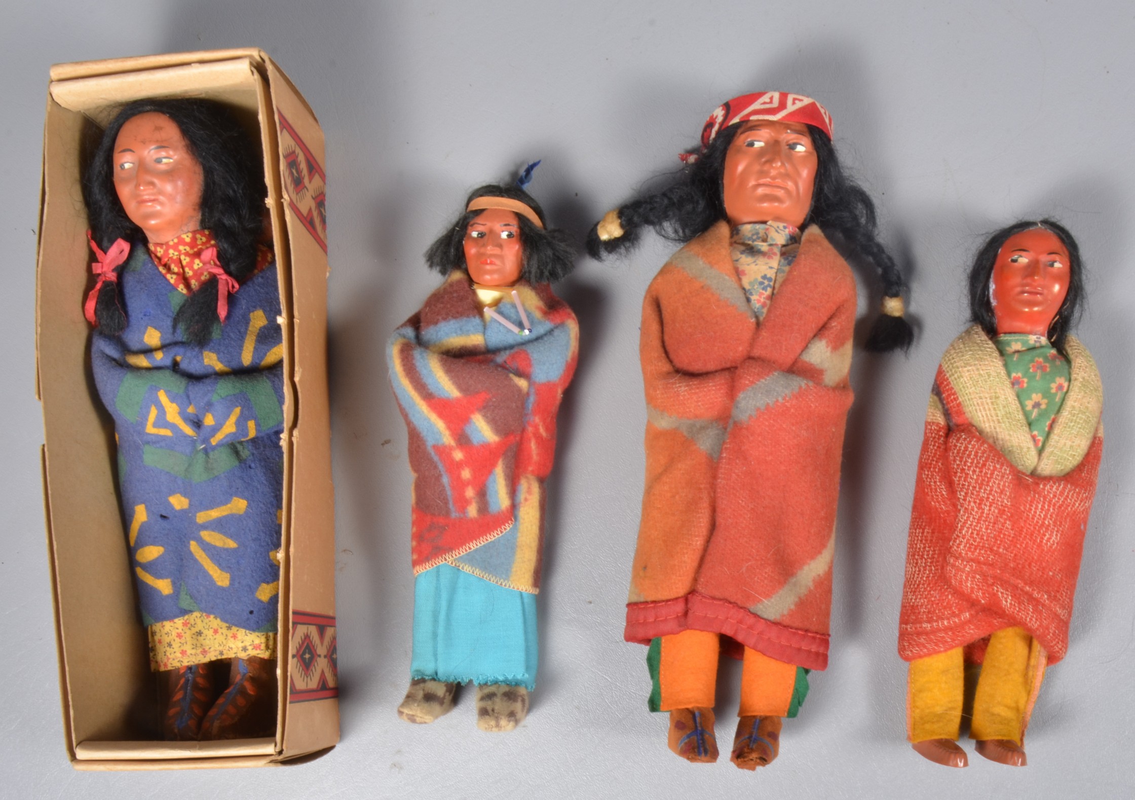 (4) Skookum dolls to include