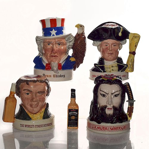 4 SM ROYAL DOULTON CHARACTER LIQUOR