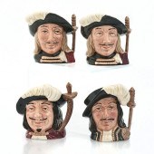 4 SM ROYAL DOULTON CHARACTER J