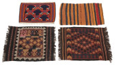 (4) SMALL HAND-WOVEN KILIM &AM