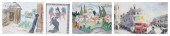 (4) Small paintings, "London D