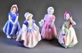 (4) SMALL ROYAL DOULTON FIGURI