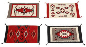 (4) SMALL SOUTHWEST WOVEN GEOM