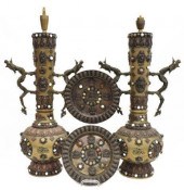 (4) SOUTHEAST ASIAN DECORATED
