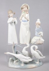 (4) Spanish porcelain figurine