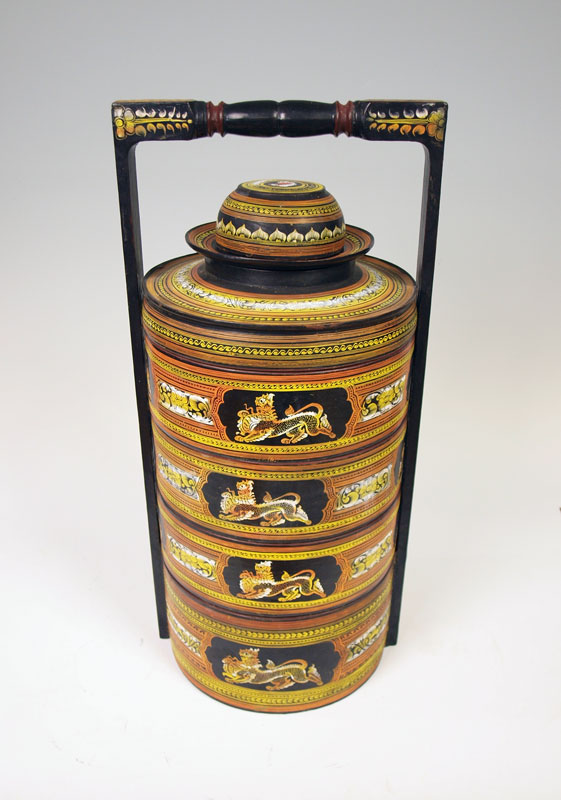 4 STACK CHINESE WEDDING BASKET: