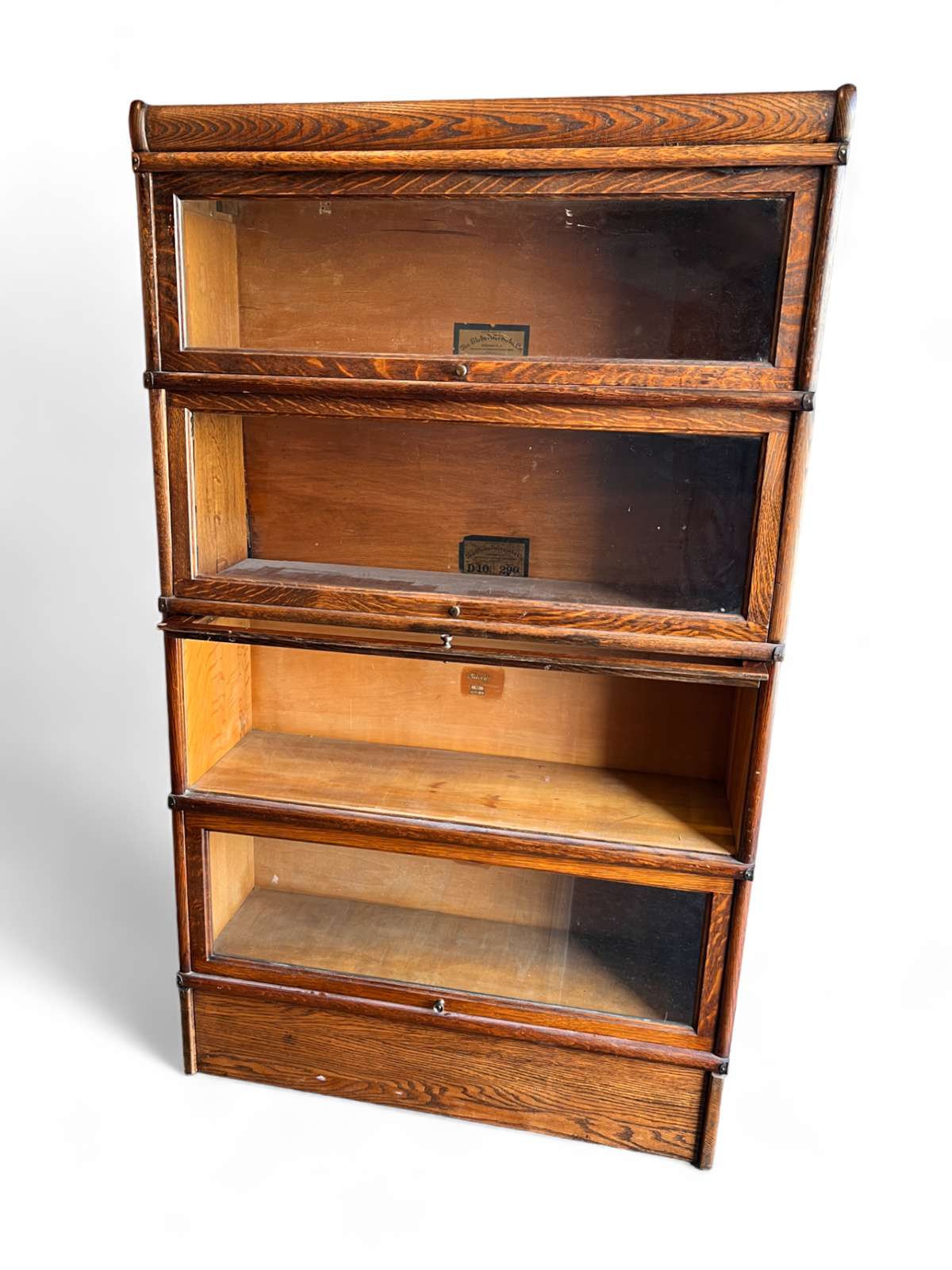 4 STACK QUARTER-SAWN OAK
