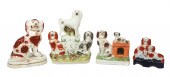 (4) Staffordshire dogs and fig