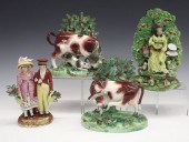 4 STAFFORDSHIRE FIGURESFour 19